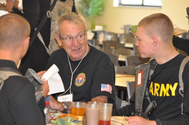 At the mess hall
