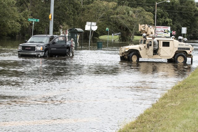 Georgia National Guard responds to Hurricane Matthew