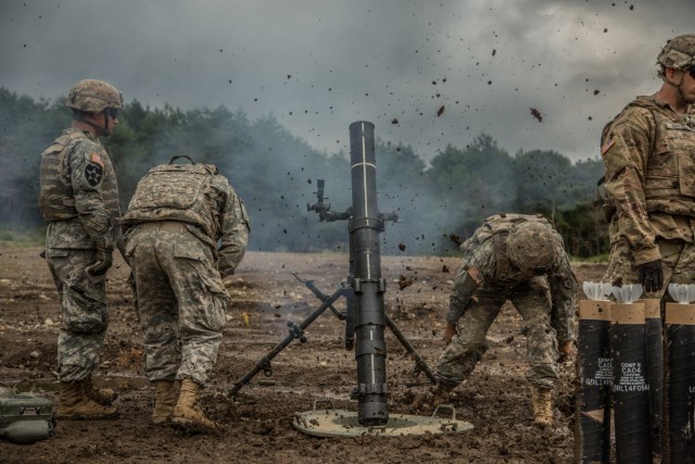 Orient Shield Mortar Fire