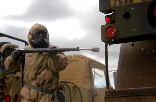 Sustainers Train To Combat Chemical Warfare