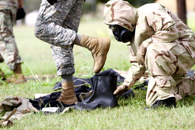 Sustainers Train To Combat Chemical Warfare