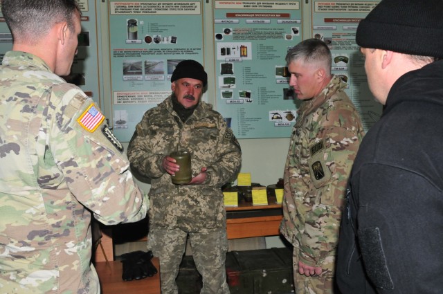 720th Ordnance Company (EOD) work with Ukrainian sappers at the IPSC ...