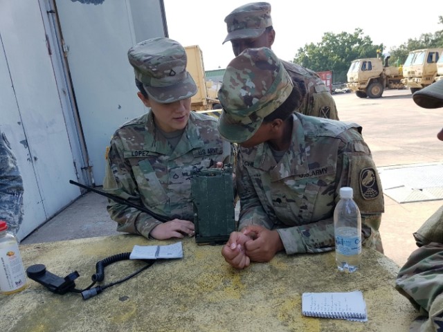 Pfc. Taylor Lopez selected as the 10th AAMDC Solider of the Week