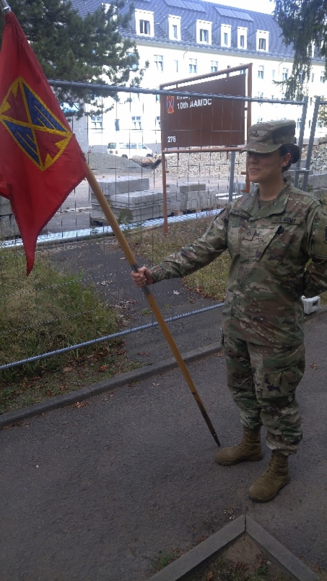 Pfc. Taylor Lopez selected as the 10th AAMDC Solider of the Week