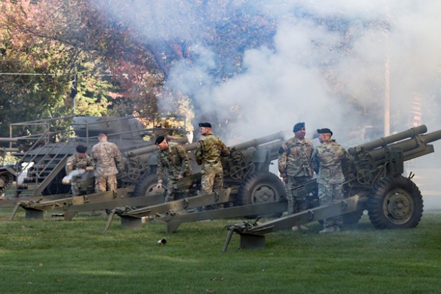 First Army Soldiers start ceremony with a bang