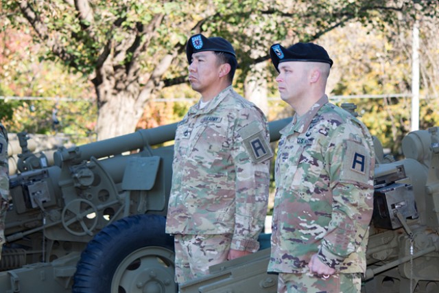 First Army Soldiers start ceremony with a bang