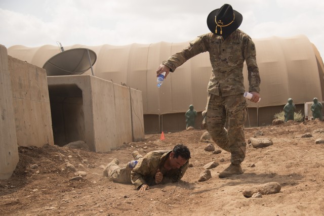 153rd Cavalry Regiment holds Spur Ride in Djibouti, Africa