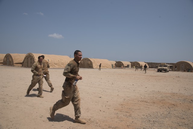 153rd Cavalry Regiment holds Spur Ride in Djibouti, Africa