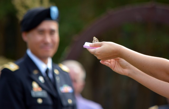 Butterflies take flight during CRDAMC's infant loss remembrance ceremony