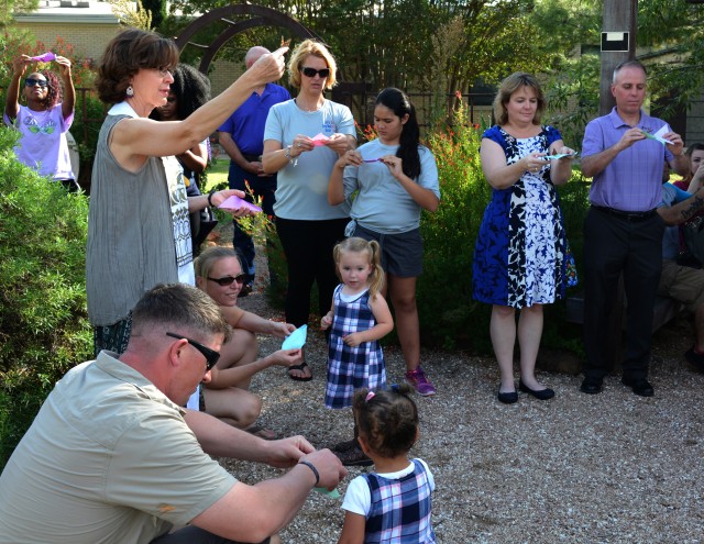 Butterflies take flight during CRDAMC's infant loss remembrance ceremony