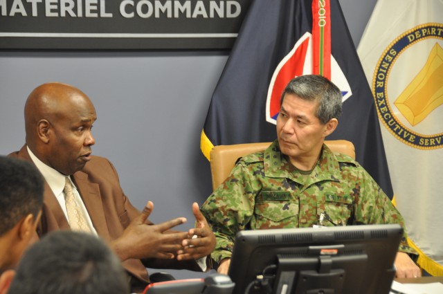 Japanese delegation visits Redstone Arsenal officials