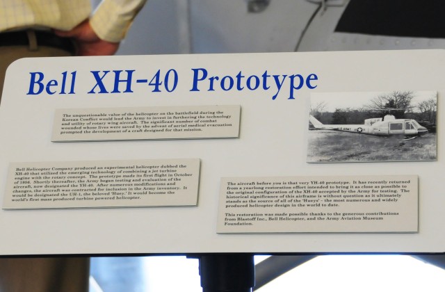 Aviation Museum welcomes home XH-40, 'helicopter that changed world'