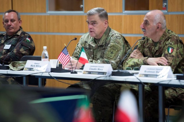 Senior land forces commanders discuss opportunities, challenges within Europe 