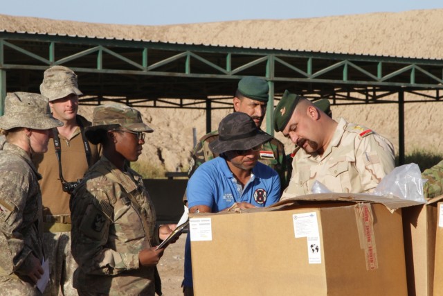 U.S. Army provides &#36;5.5 million of equipment to ISF