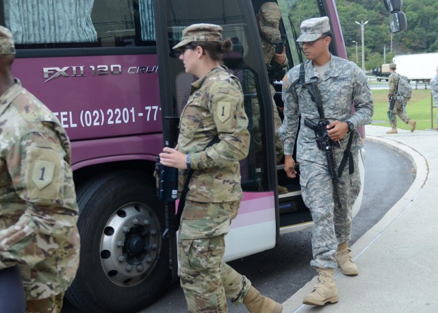 'Devil' brigade Soldiers arrive in Korea