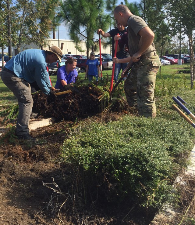 Volunteers Generate Buzz Around Army Reserve on National Public Lands Day