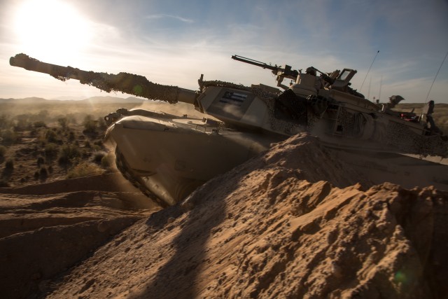 Tank charges through breach at AWA 17.1