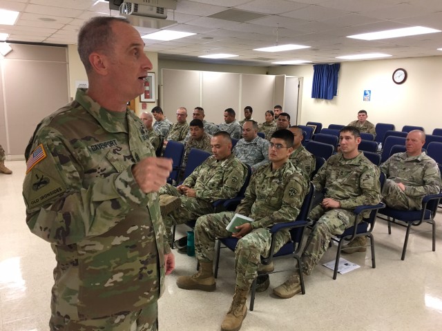 TRADOC CSM meets Operational Test Command NCOs for professional ...