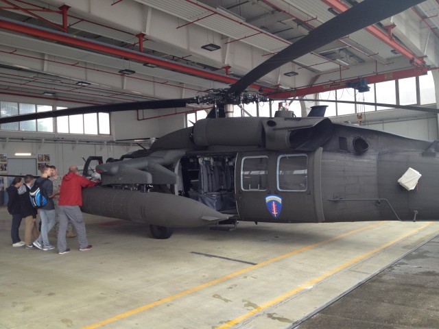 POP event visits the the Wiesbaden Army Airfield