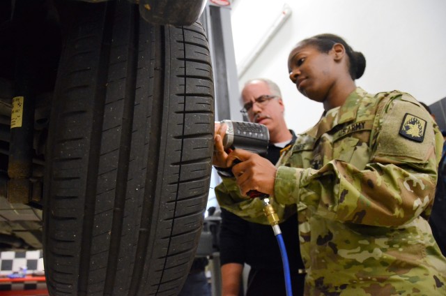 Ansbach Soldiers tackle automotive skills in first foray into BOSS Life Skills