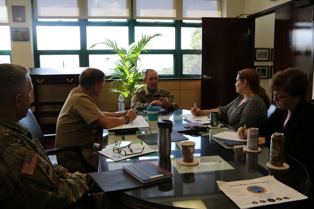 Maj. Gen. Jeffrey B. Clark meets with Pacific region healthcare leaders