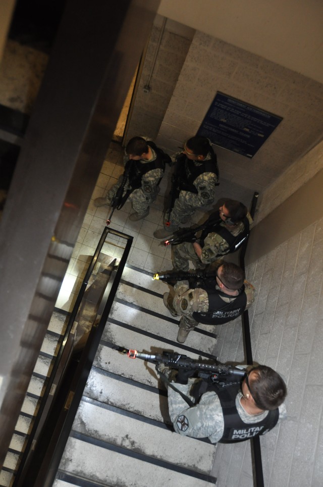 Multinational team tracks down active shooters in exercise