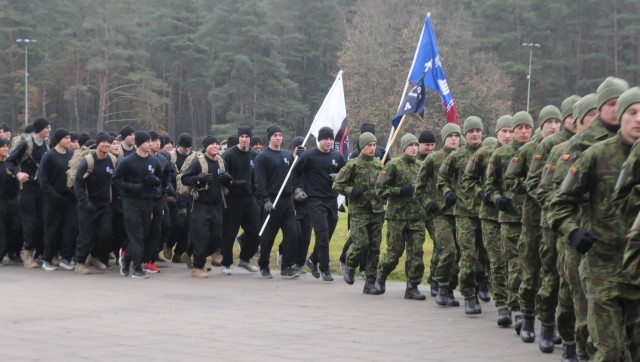 Able Company runs to honor Lithuanian comrades