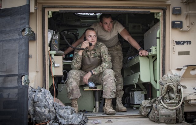US Infantry Soldiers Assault Through the Desert: Live Fire Exercise