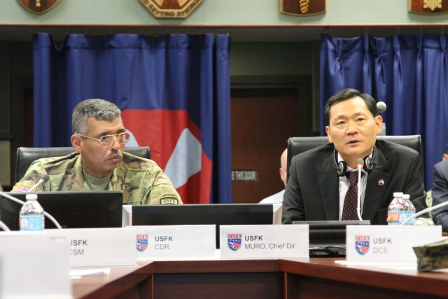 Leaders discuss logistics of move to Camp Humphreys