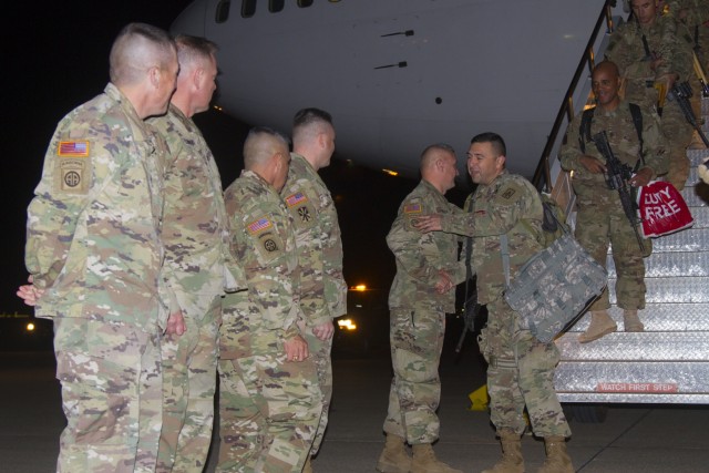 Strike Fear Soldiers return home