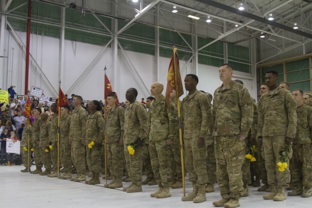 Strike Fear Soldiers return home