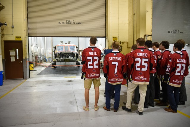 IceRays Invite Army Depot to Stars & Stripes Hockey Game