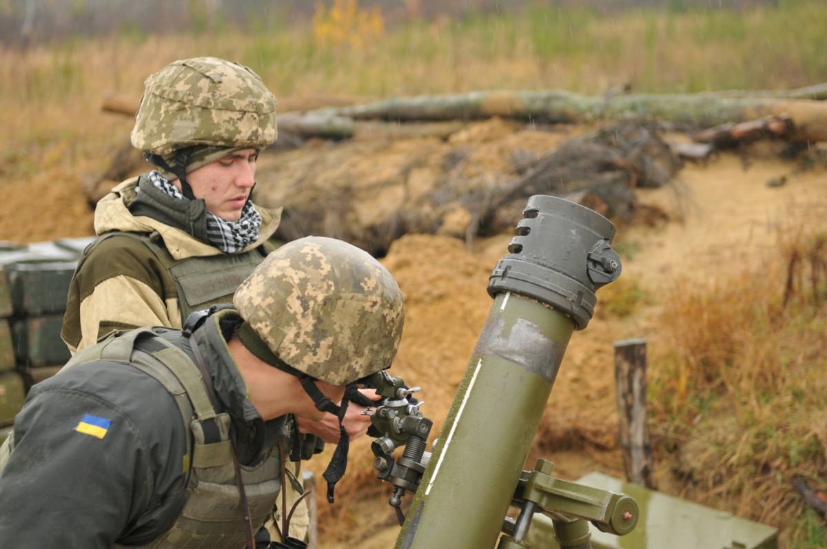 Ukrainian Soldiers Conduct Mortar Live Fire At Ipsc Article The