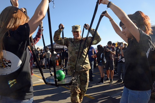 Recruiting event in Pomona, California, Nov. 10, 2016
