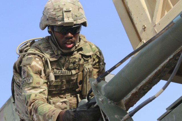 Air defense Soldiers sync drills with virtual exercise