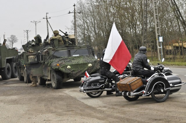 173rd Airborne Brigade celebrates Polish holiday alongside Veterans' Day