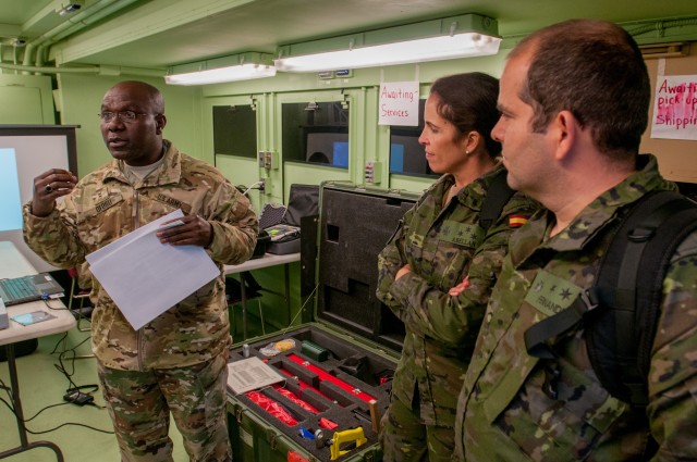 "Victory Medics" Host Spanish Army Medical Brigade "BRISAN" Officers