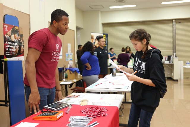 Camp Zama middle, high school students prepare for higher learning at college fair