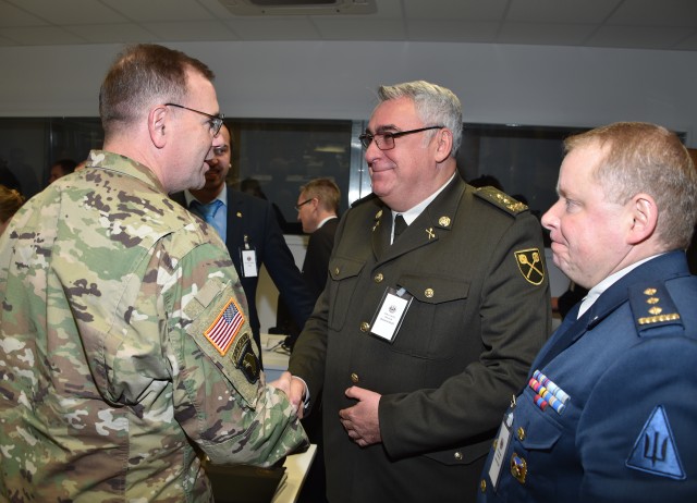 USAREUR Greets Ukraine Military Leaders at Marshall Center Seminar