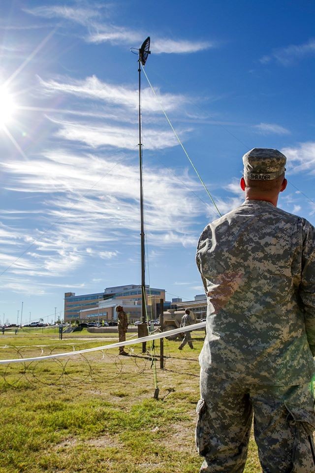 Constructing the communications antenna