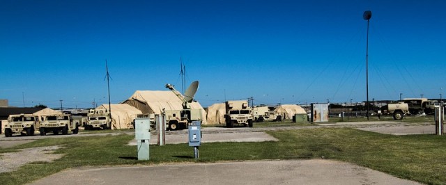 Tactical Operations Center at Fort Hood