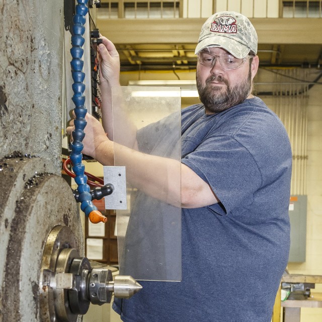 Machine guards necessary for safe machine work