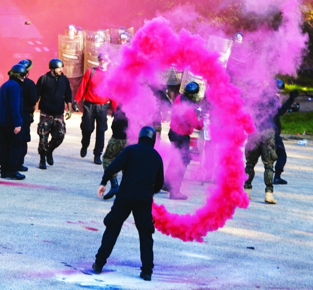 Crowd and riot control training
