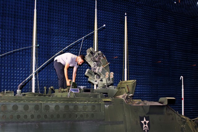 AJAS Test in CERDEC Anechoic Chamber