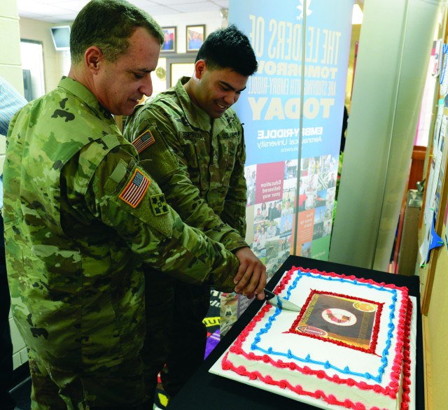 Student Soldiers offer insight and encouragement During American Education Week