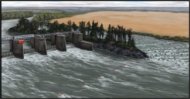 Engineers assess New Savannah Bluff Lock & Dam with an eye for proposed fish passage