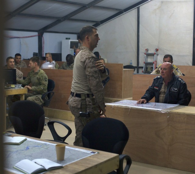Special Marine Ground Task Force, U.S. Army advise Iraqi security forces in push towards Mosul