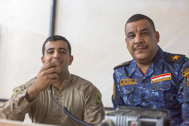 Special Marine Ground Task Force, U.S. Army advise Iraqi security forces in push towards Mosul