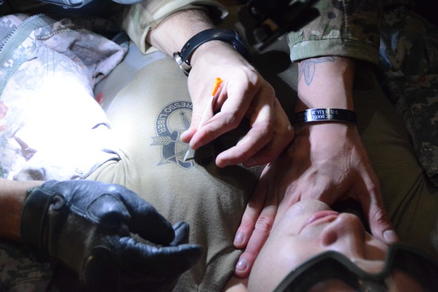 Special Operations Combat Medics Conduct MEDEVAC Training at Fort Carson