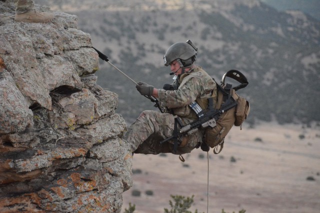 Special Operations Combat Medics Conduct MEDEVAC Training at Fort Carson